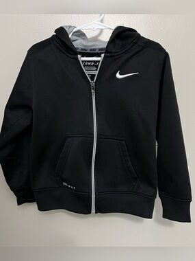 Nike Black Zip Up toddler jacket